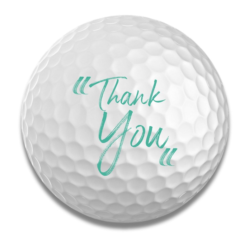 Titleist Golf Balls Pack of 3 Thank You Design Golf