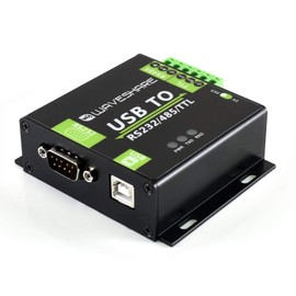 TOP1 USB to RS232/485/TTL (UART) Interface Converter Industrial optically Isolated Converter with Original FT232RL and Aluminium Alloy Enclosure