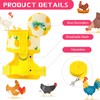 Frienda 2 Pcs Adjustable Chicken Harness and Leash Set Spring
