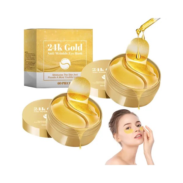 Parches Hydrogel Contorno Ojos Acido Hialuronico Antiarrugas