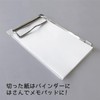 Kutsuwa VS028CL Paper Cutter Binder, Clear