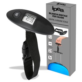 IPEA Digital Scales for Suitcases, Bags, Travel Luggage - Maximum Load 40kg - Weighing Scale with Display for Measuring Suitcase Weight Before Check-in at Airport - Portable