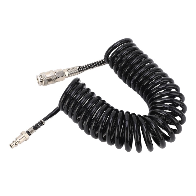 Recoil Air Hose Pressure Resistant Durable Flexible Lightweight Coiled Air