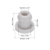 QUARKZMAN Pack of 10 Snap Rubber Grommet Connector Mounting Diameter
