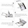 LIFKOME Mini Multifunctional Woodworking Edges Trimmer Tool Stainless Steel End