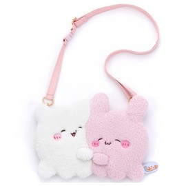 Lovuizu Mofuratto Plush Pochette, Plushy Plushie Width: Approx. 9.8 inches (25 cm)