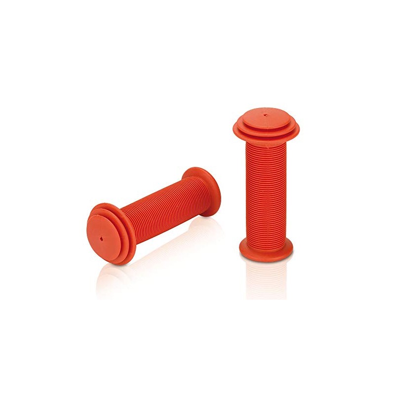 XLC Children's Bicycle Handlebar Grips, red, 100mm