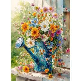 Fairyland JinWenn Diamond Painting Kits for Adults - Fower DIY 5D Diamond Art Kits Full Drill Diamond Dots Paintings with Diamonds Gem Art and Crafts Home Decor 12x16inch