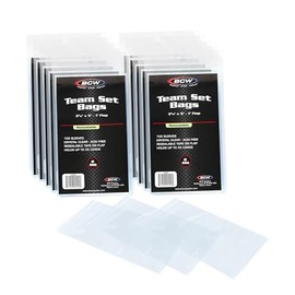 BCW Bolsas resellables para equipos – 1000 unidades | Polipropileno de calidad de archivo | Capacidad para 35 tarjetas estándar | Compatible con cargador superior y soporte magnético | Solución de