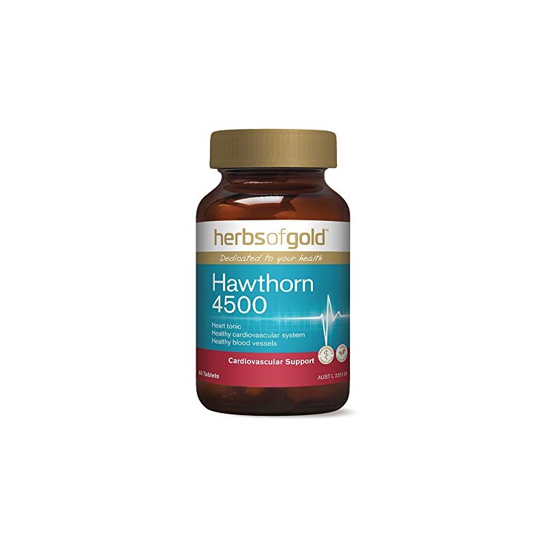 Herbs of Gold Hawthorn 4500 60 Tablets, 60 count
