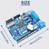 DAOKAI L298P Motor Driver Module H-bridge Driver Shield Expansion Board