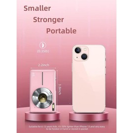 Digital Camera, FHD 1080P, Digital Point And Shoot, 44MP For Vlogging With Anti Shake 16X Zoom, Compact, Small For Boys Girls Teens Students Seniors - Color: black