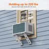LuckIn No Drill Window AC Support Bracket, Fits Single &