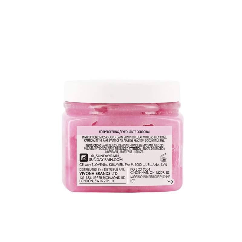 Sunday Rain Scrub Away Brightening Body Scrub for Extra Smooth