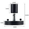 TIANFAN E26 180 Degree Modern Adjustable Ceiling Lamp Wall Mounted