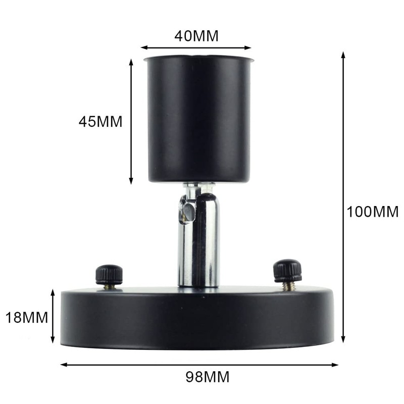 TIANFAN E26 180 Degree Modern Adjustable Ceiling Lamp Wall Mounted