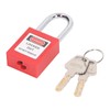 Safety Padlock Set Adjustable Stainless Steel Cable Lockout and 38mm