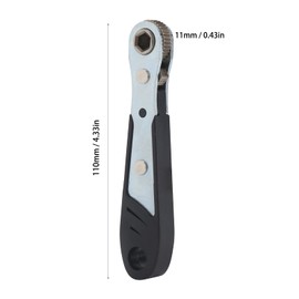 Mini Llave de Trinquete 1/4 Pulg. Hexagonal Llave de Tubo Llave Inglesa Destornillador Herramienta Herramienta de Mano
