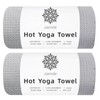 Jaende 2 Pack Multi-Functional Towels, Portable Foldable Hot Yoga Towels,