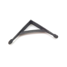 Oakcrafts - Pair of Gallows Shelf Brackets Antique Cast Iron (7" x 7" / 175mm x 175mm)
