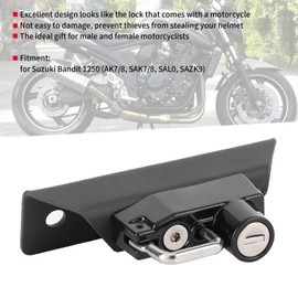 Yctze Motorcycle Helmet Lock, Motorcycle Helmet Anti-Theft Lock for Suzuki Bandit 1250 Witj 2 Keys (AK7/8, SAK7/8, SAL0, SAZK9)