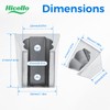 Shower Head Bracket Wall Mount | Hicello Solid Stainless Steel
