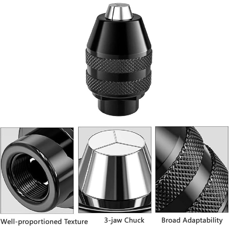 Drill Chuck Collet Set for Dremel Accessories Chuck Collet Kit（1/32"