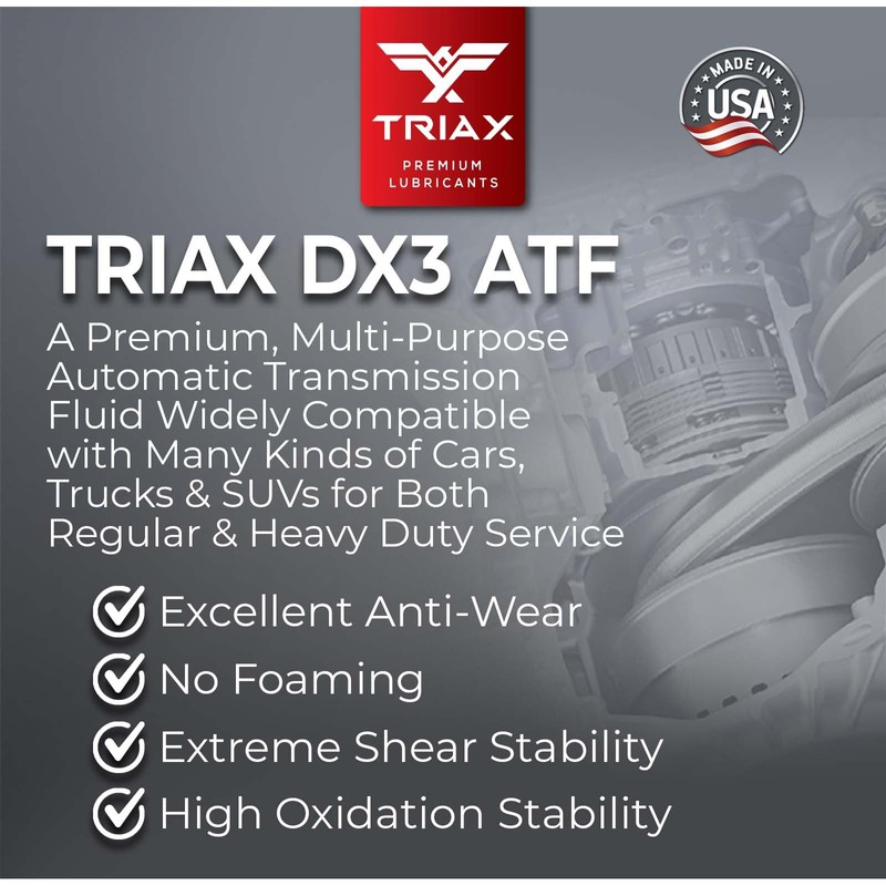 TRIAX DX3 ATF - Compatible with Most GM Dexron III