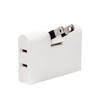 KOZUMUWAN Outlet Power Strip 3 Gang Lightning Guard White with
