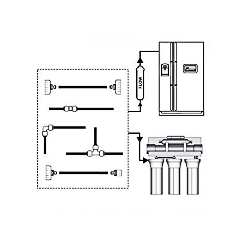 Lemon Filter 15 m Water Inlet Pipe Universal Connection Set