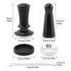 51mm Espresso Accessories Kit, Spring Loaded Hand Tamper with Base