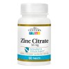 21st Century Citrato Zinc Suplemento Mineral 60 Tabletas Sabor Sin