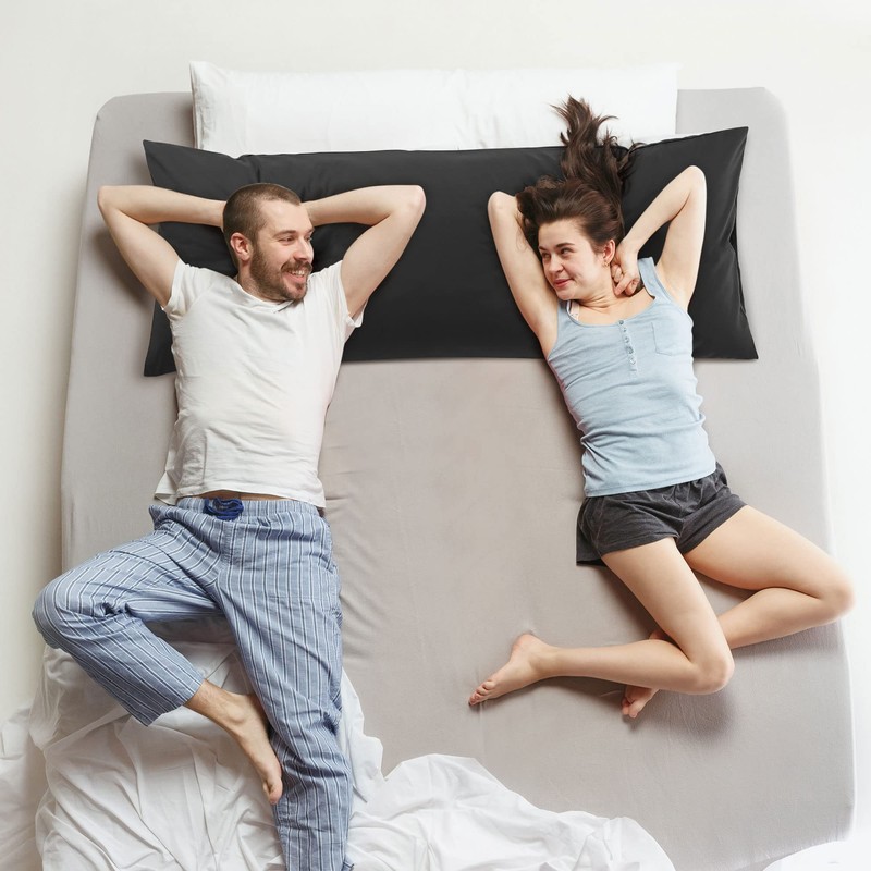 sourcing map Body Pillow Case, Microfiber Pillowcases Weave for 90