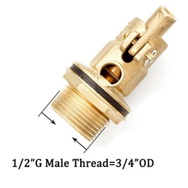 Joywayus 1/2 inch Thread Float Ball Valve Floating Ball-Cock Tank Ballcock Fittings Automatic Water Level Control Switch