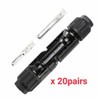 5/10/20PCS Connectors For IP67 MC4 Solar Panel 30A Plug Socket