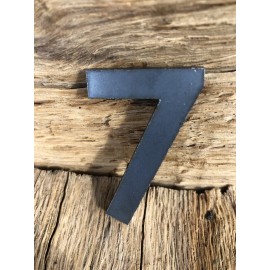 Unbranded METAL NUMBER - “7” - 2” Inch Tall x 3/16” Thick - Machine Cut