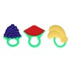3Pcs Baby Teething Toys Lovely Fruit Shape Teeth Discomfort Relief