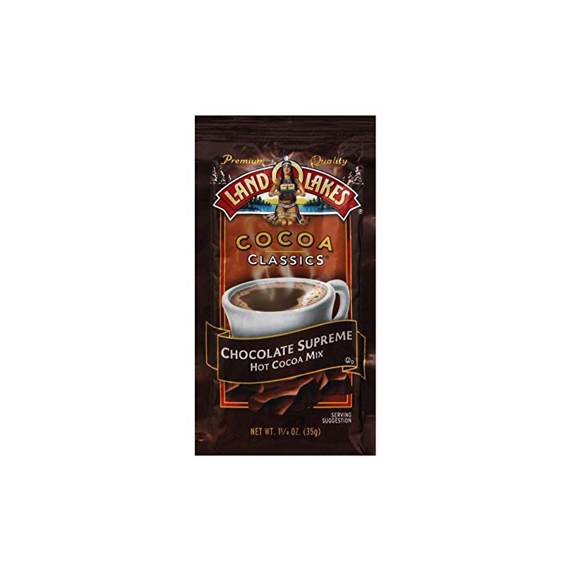 Land O' Lakes Hot Cocoa Mix, Chocolate Supreme, 1.25 oz