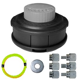 Universal Weed Eater Head, Speed Feed Trimmer Head String Trimmer Head Weed Wacker Head Replacement for Echo, Ego, Dewalt, Stihl, Husqvarna Trimmer Weed Eater, with 14FT/0.095 Trimmer Line