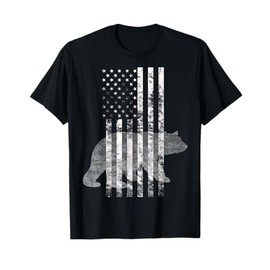 Patriotic Hunting Bear American flag t-shirt Hunters T-Shirt