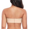 DotVol Seamless Bandeau Unlined Underwire for Large Bust Women's Minimizer