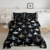 Erosebridal Modern Airplane Comforter Set Queen Size, Fighter Aircraft Bedding