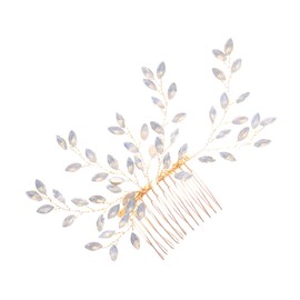 TOVINANNA Wedding Hair Comb Clip Elegant Rhinestone Bridal Hair Accessory for Weddings Engagements and Parties and Colors Water-resistant