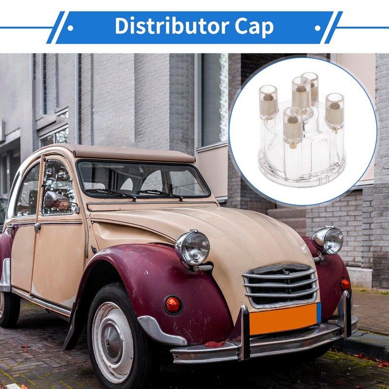 VekAuto Distributor Cap Compatible for VW Bus Ghia Buggy, Durable