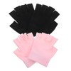 SAFIGLE 2Pairs Moisturizing Gel Gloves for Cracked Hands of Half