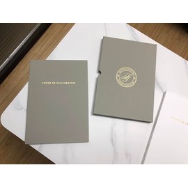 Ink Studio Design Bespoke Calligraphy Practice Notebook (green), 1 Count (Pack of 1), SAM001