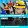 Skywin Hard Hat Light, Headlamp Rechargeable, Lightweight USB, XPG+COB 3