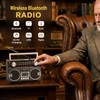 Tendak Portable Retro Radio AM/FM/SW with Dual Speakers