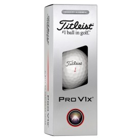New Titleist Pro V1x Enhanced Alignment Golf Balls 1-Dozen White