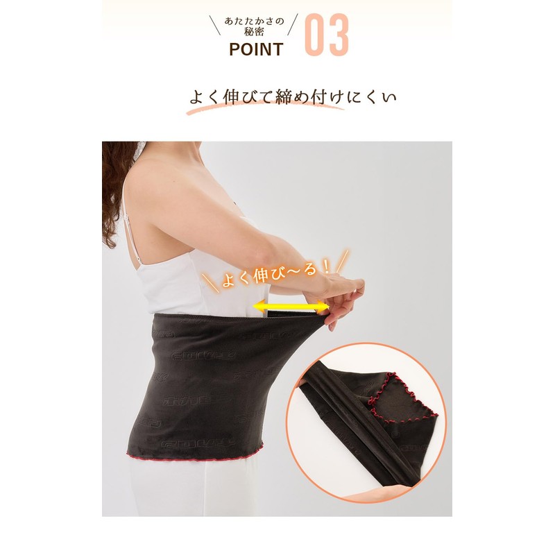 HOKARON QVC Abdominal Band, Charcoal, M-L